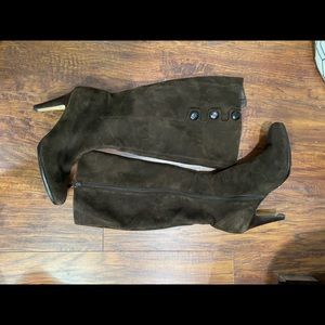 **Black Friday special**Cole Hahn Nike air brown suede heeled boots